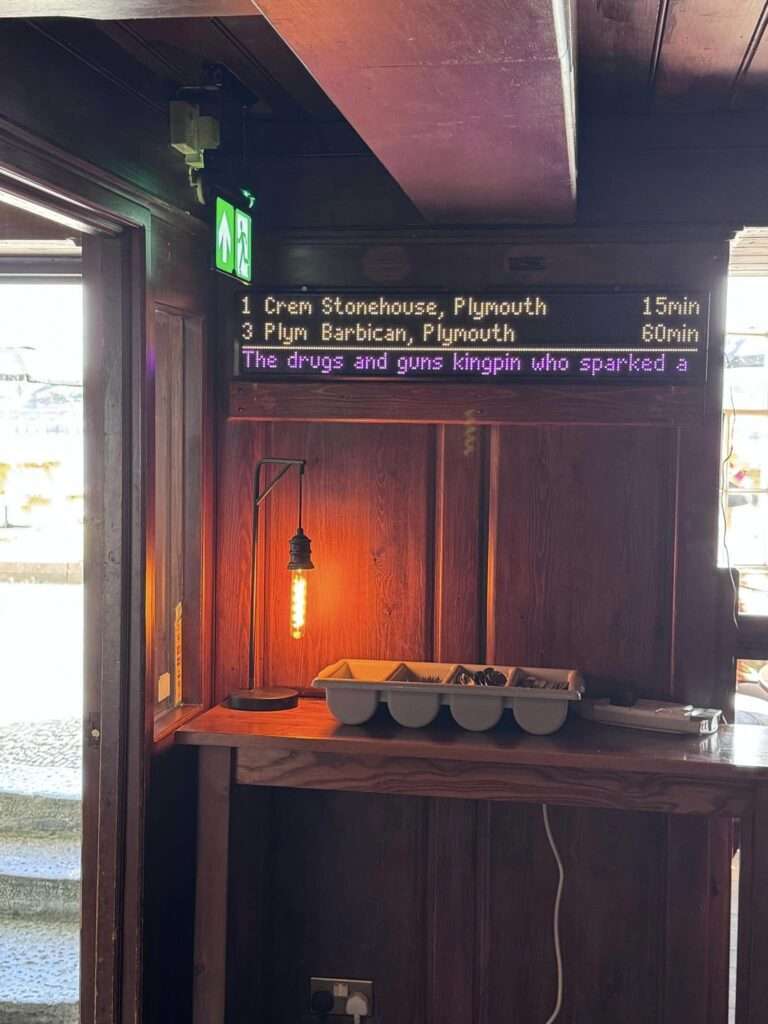 Customer Pro Departure Board