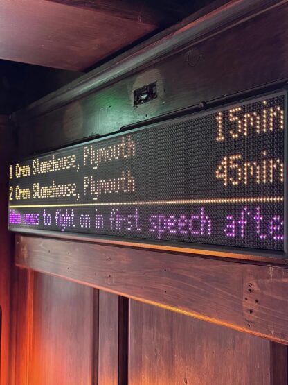 Customer Pro Departure Board