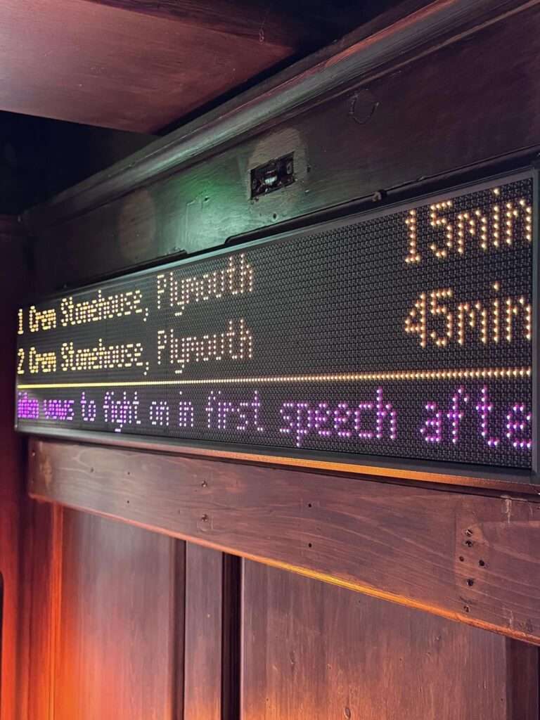 Customer Pro Departure Board
