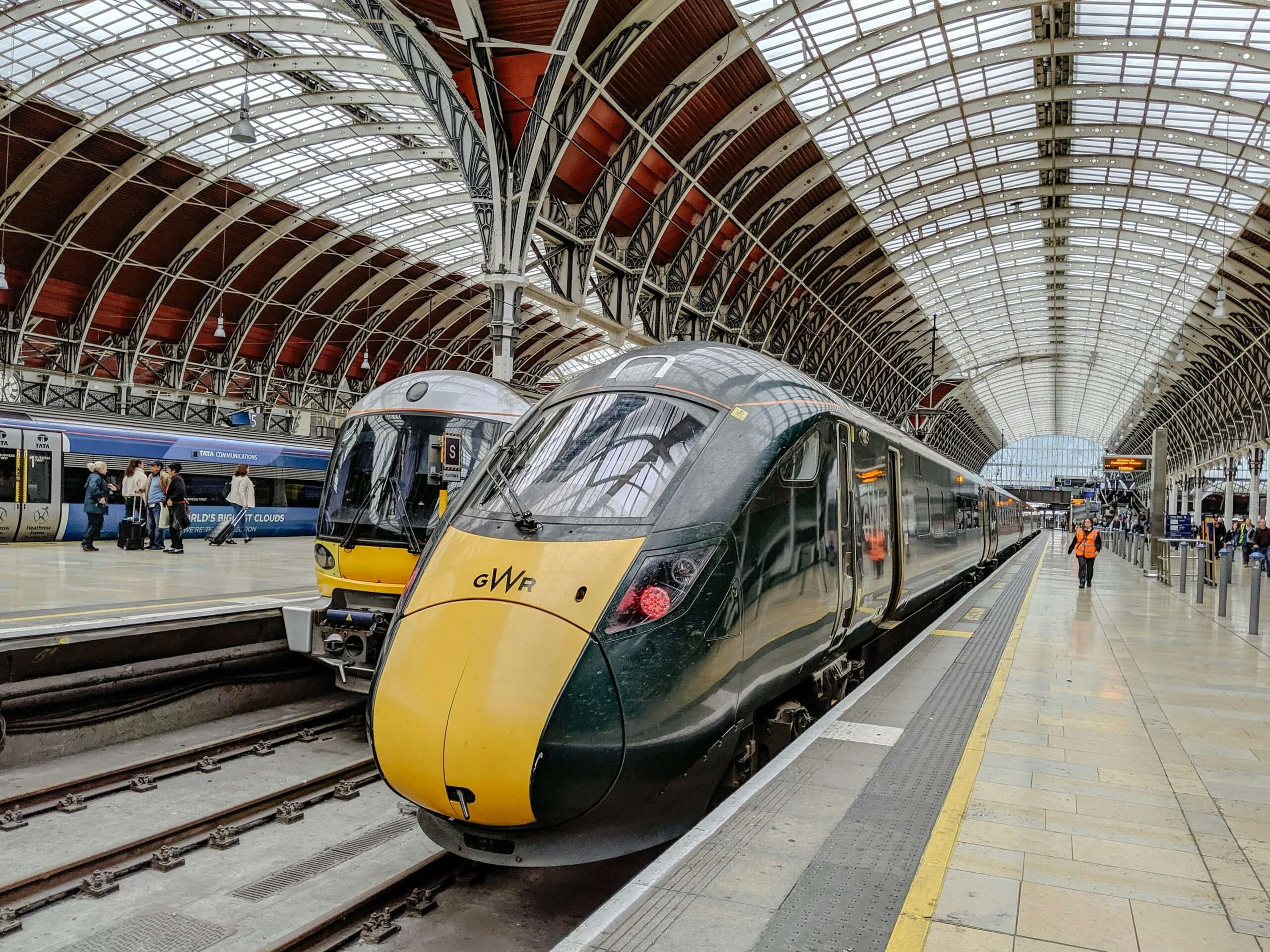 GWR train at platform at train station