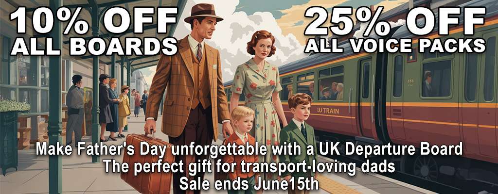 The perfect fathers day gift for all those transport enthusiasts out there!