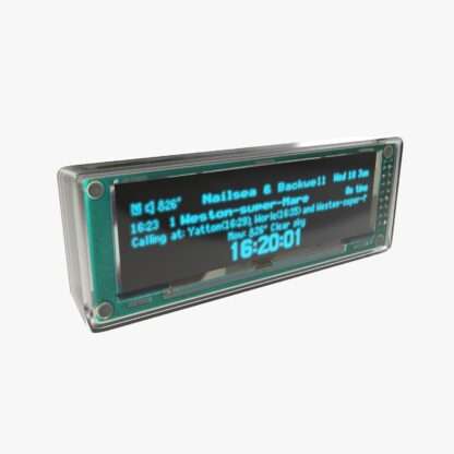 Miniature Transparent Desktop Departures® Board LIMITED EDITION - Image 5