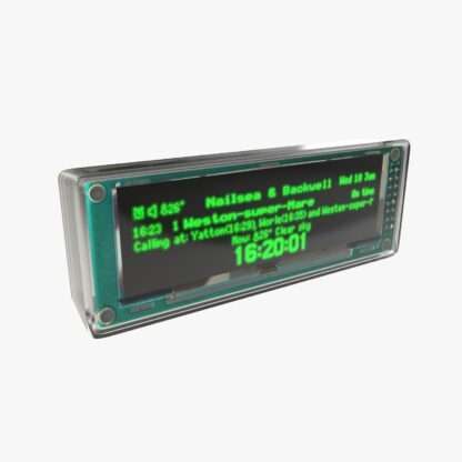 Miniature Transparent Desktop Departures® Board LIMITED EDITION - Image 4