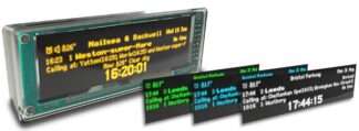 Miniature Transparent Desktop Departures® Board LIMITED EDITION