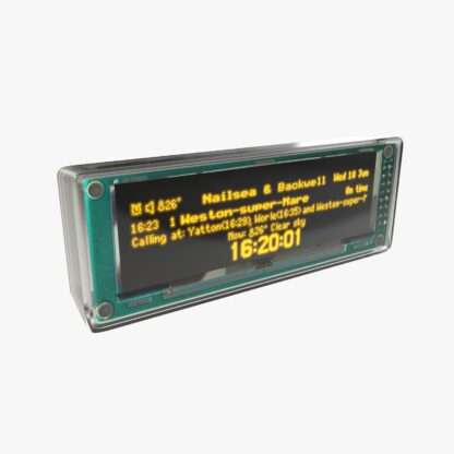 Miniature Transparent Desktop Departures® Board LIMITED EDITION - Image 2