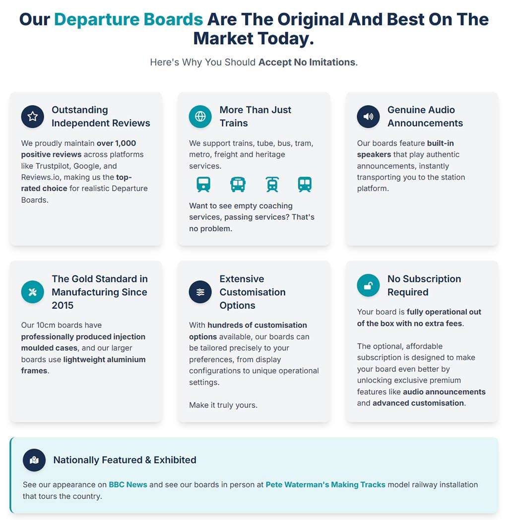 Accept no Imitations