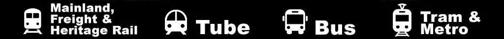 Supports National & Heritage rail, London Underground, Bus, Tram & Metro