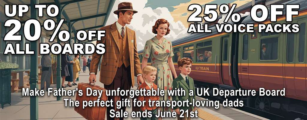 The perfect fathers day gift for all those transport enthusiasts out there!